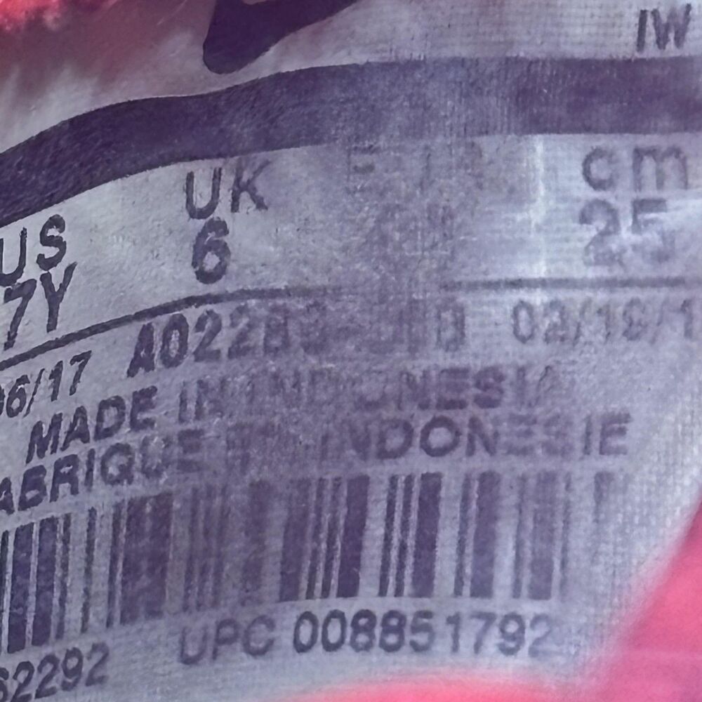 Nike Air Force 1 '07 LV8 Low Shoes Youth 7Y UV Siren‎ Red White Patent Sneakers - Picture 15 of 16